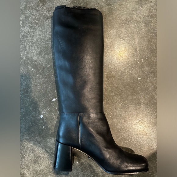 Prada Knee High Leather Boots - Picture 15 of 16